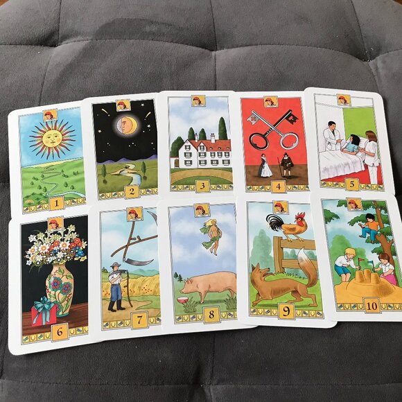 Romany Fortunes Book & Card Pack NEW Gypsy Lenormand - Picture 5 of 11